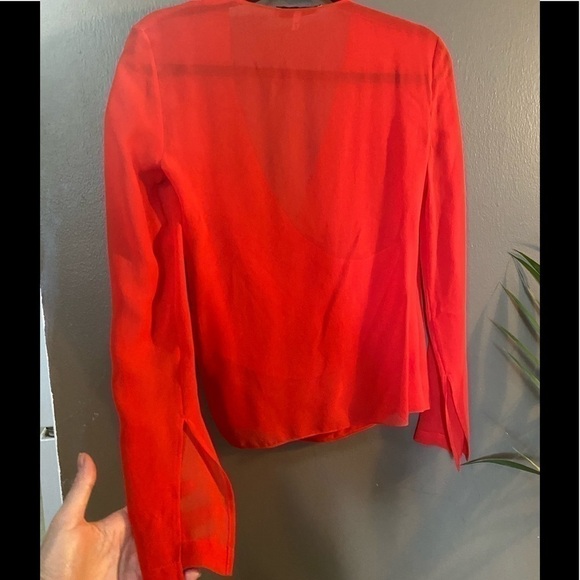 Roberto Rodriquez silk sheer Blouse , Xsmall - Picture 6 of 6